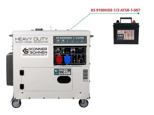 Baterie pro dieselové generátory