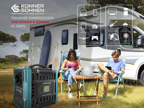 Kannettava virtalähde KS 200PS