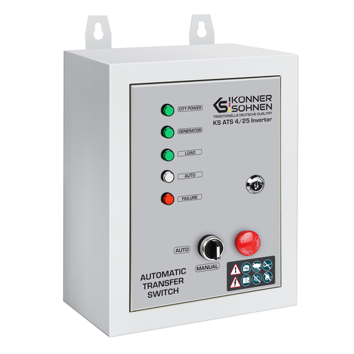 Interruttore di Trasferimento Automatico KS ATS 4/25 Inverter