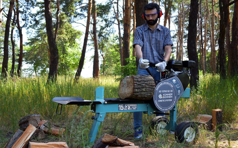 New electric and petrol wood splitters