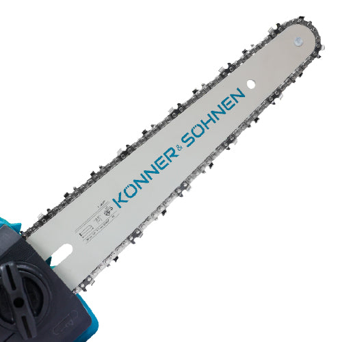 12-tommer (30 cm) føringsskinne og 10 m/s kædehastighed