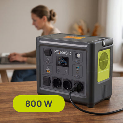 Volle Kapazität bei 800 W