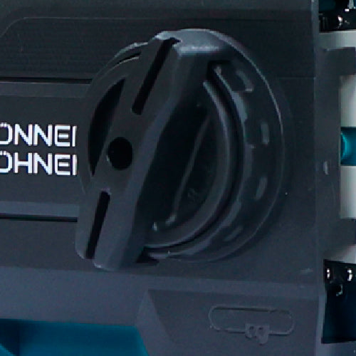 Værktøjsfri kædespændingsmekanisme