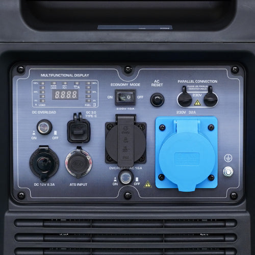 Panel de control ergonómico 