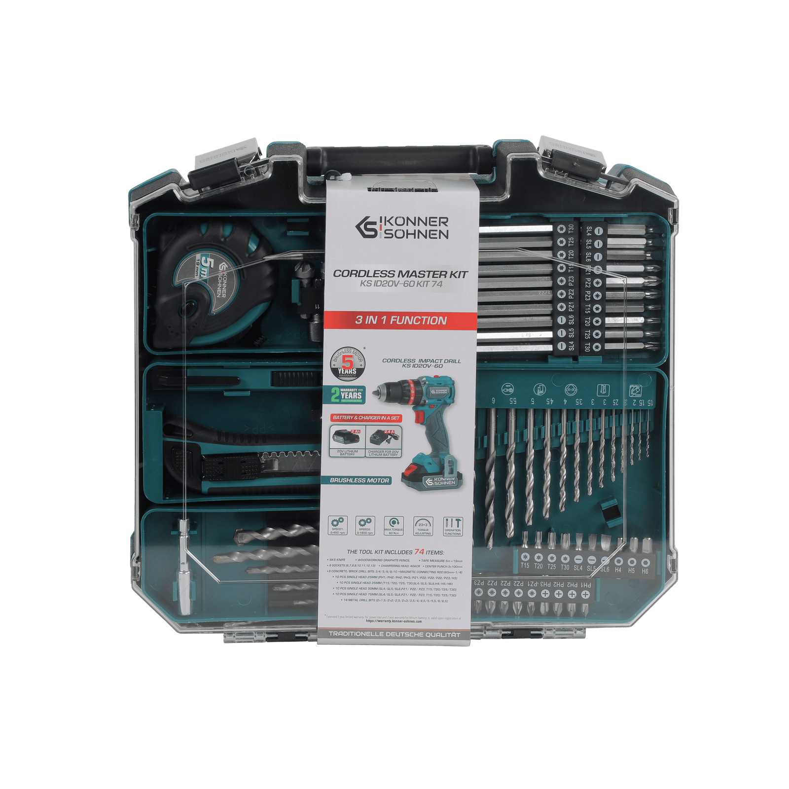 Bezdrátová Sada Master KS ID20V-60 KIT 74