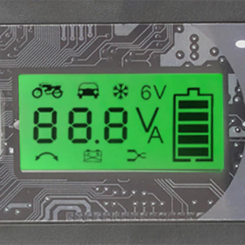 LCD-display med baggrundsbelysning