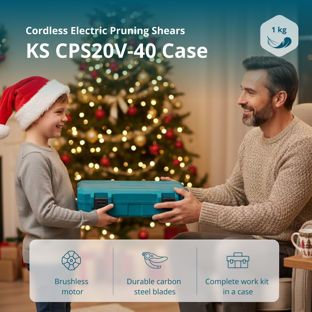 Bežične električne makaze za orezivanje KS CPS20V-40 Case