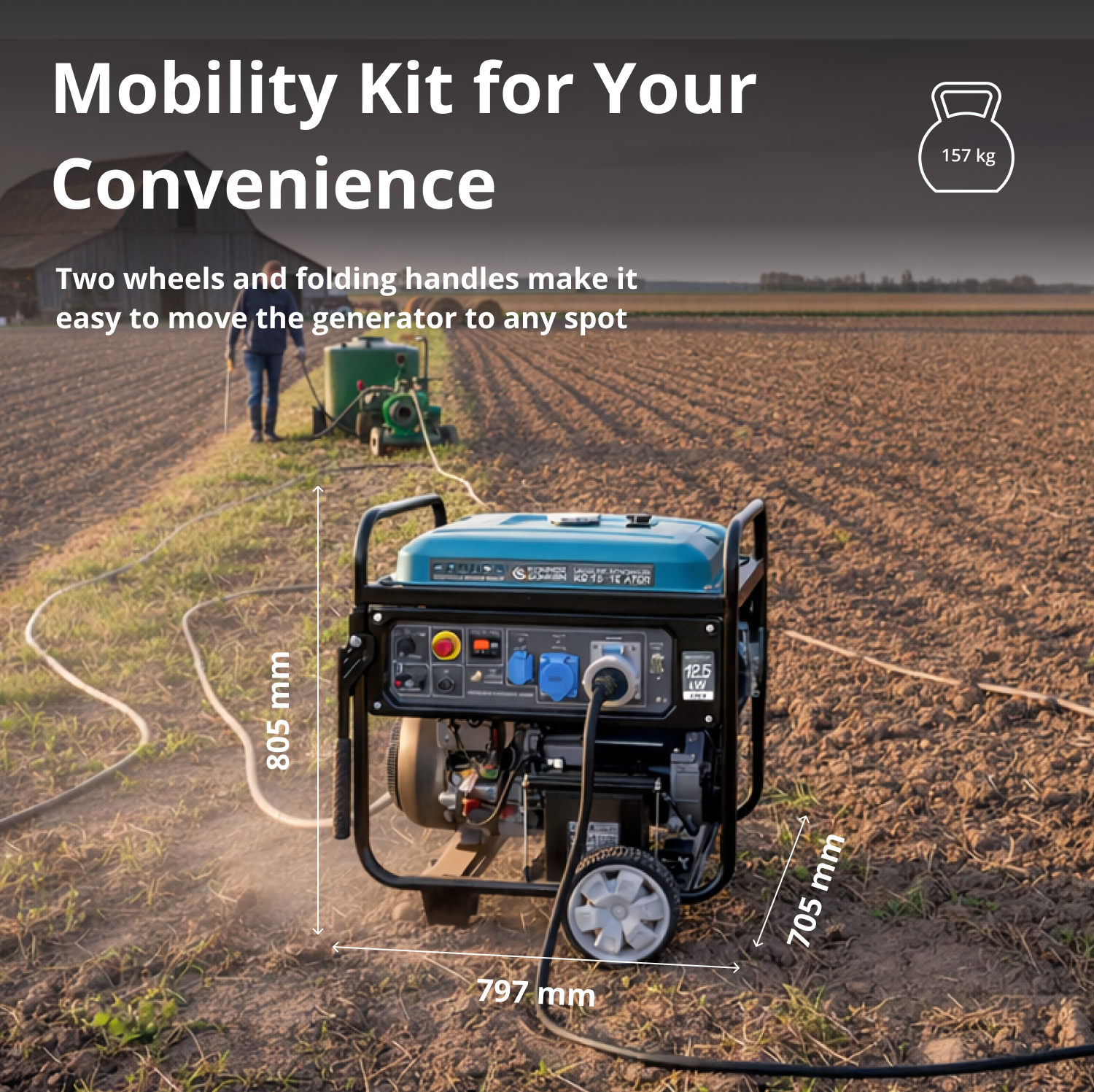 Benzínový generátor „Könner & Söhnen“ KS 15-1E ATSR