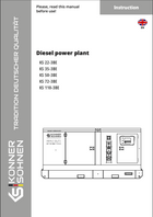 Použití dieselových elektráren KS 22-3BE, KS 35-3BE, KS 50-3BE, KS 72-3BE, KS 110-3BE