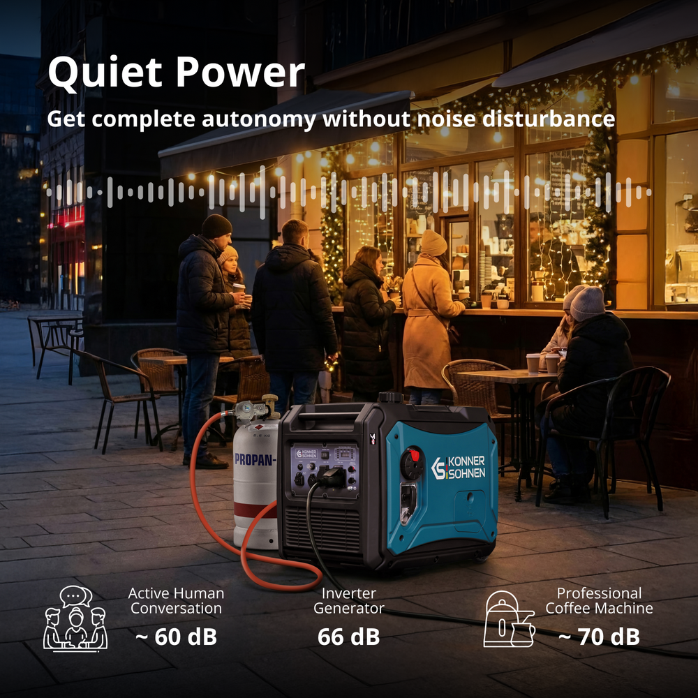 LPG/benzin inverter generator KS 4000iEG S