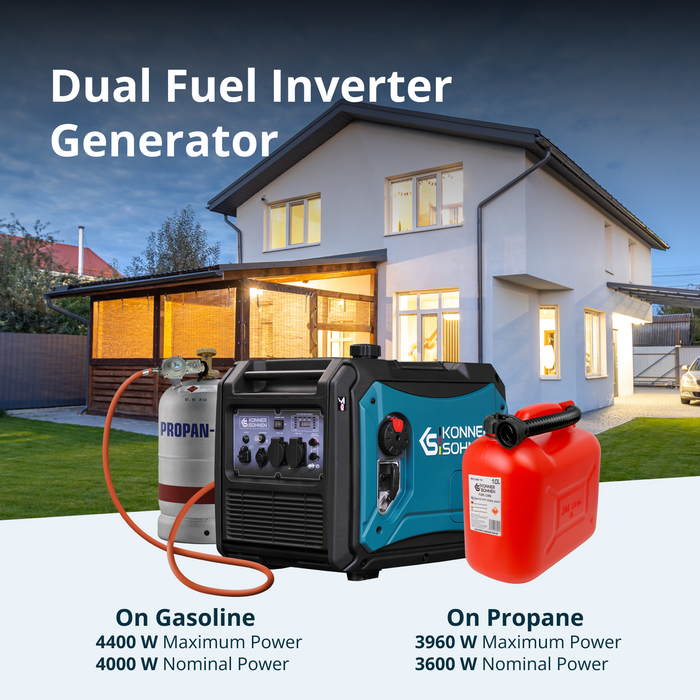 LPG/benzin inverter generator KS 4000iEG S