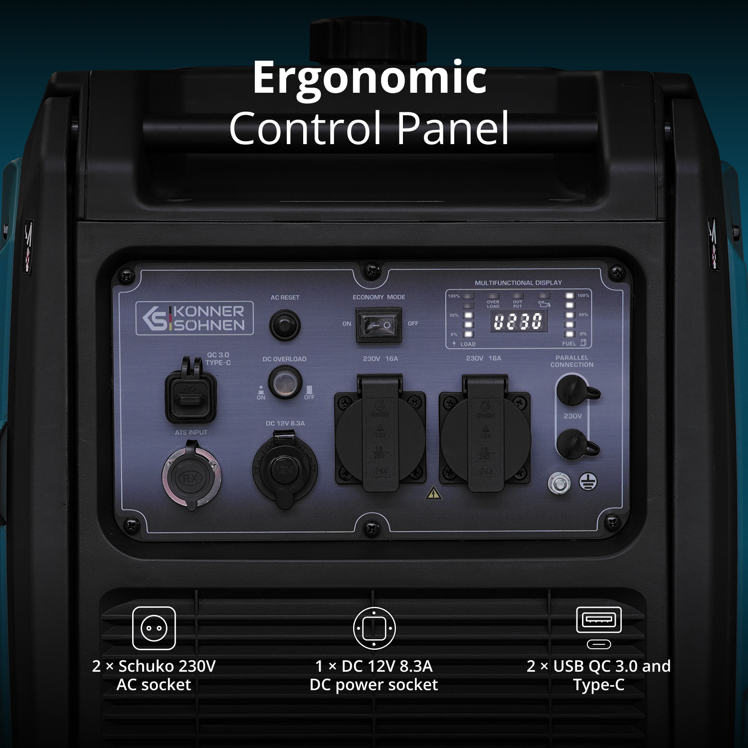 Invertorový generátor KS 4000iE S