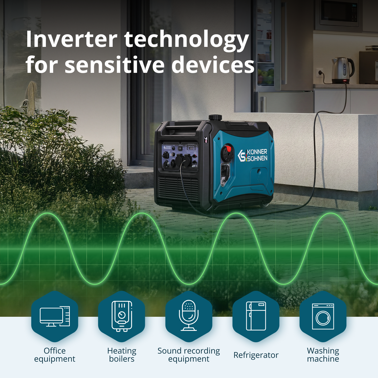 Invertergenerator KS 4000iE S