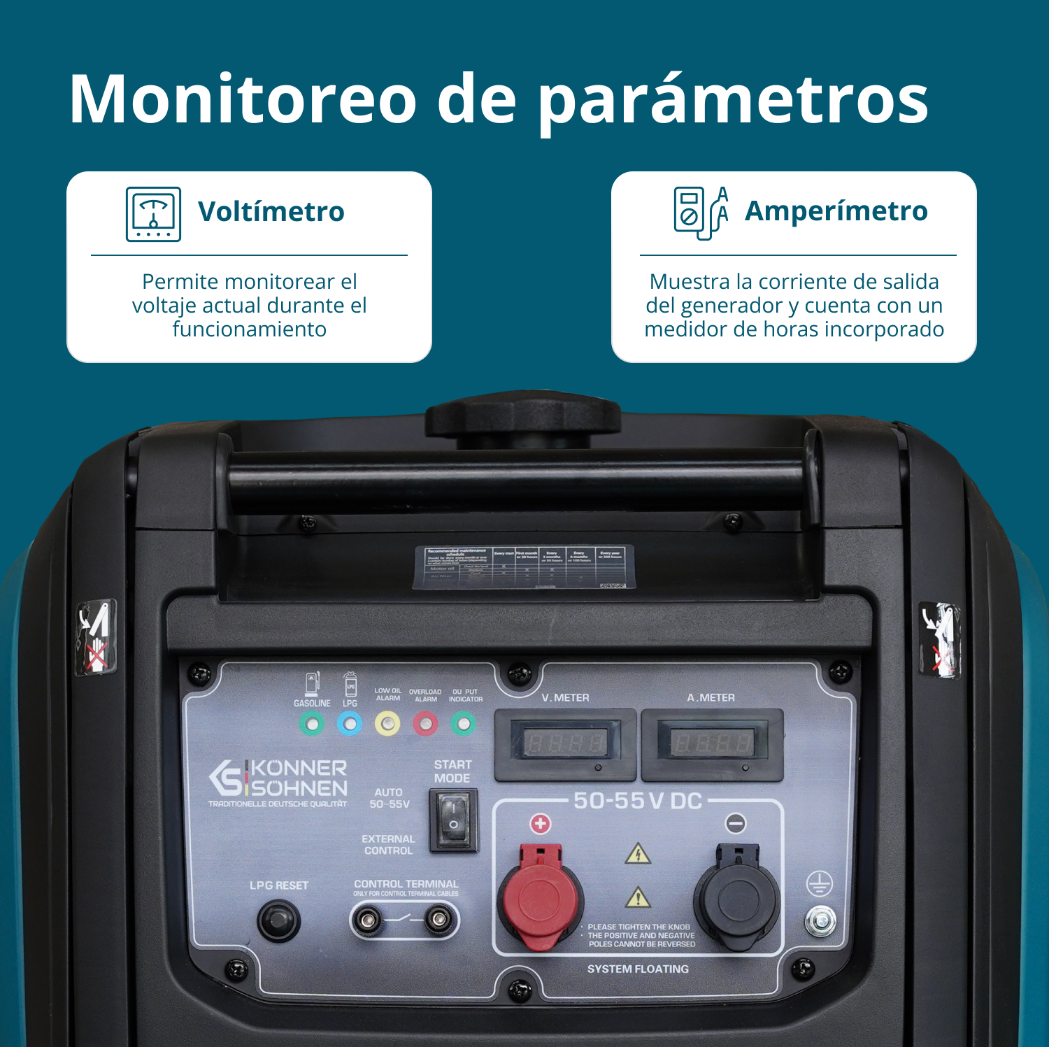 KS 48VGS-DC Generador de corriente continua, versión 50–55V