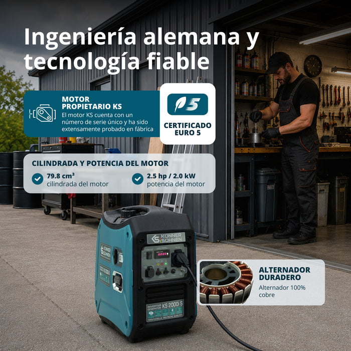 Generador inverter Könner & Söhnen KS 2000i S