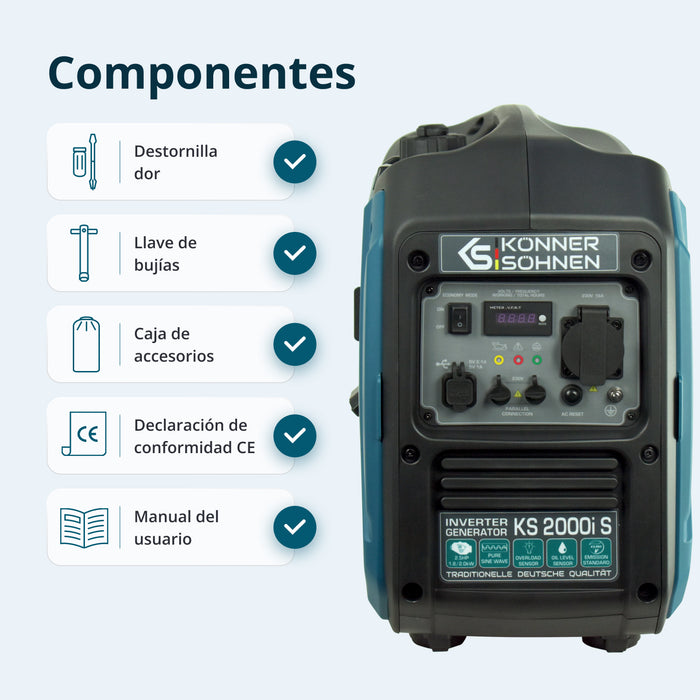 Generador inverter Könner & Söhnen KS 2000i S