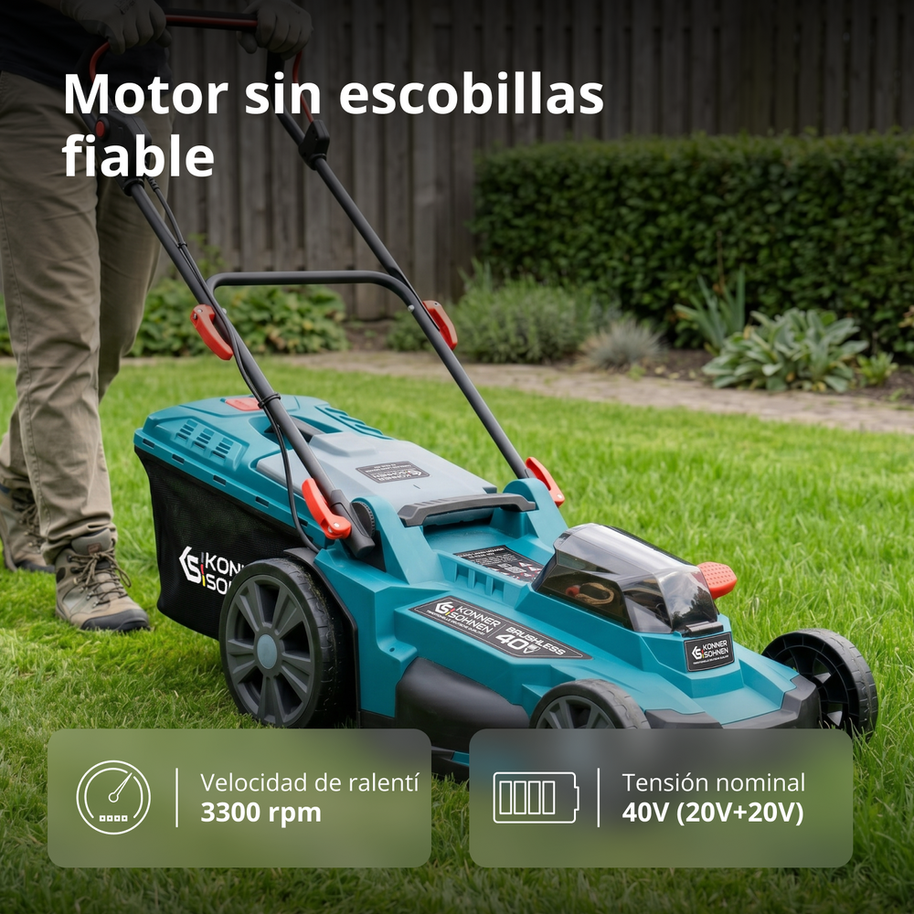 Kit promocional para el cuidado del césped KS 43LM-BCT40V-SET