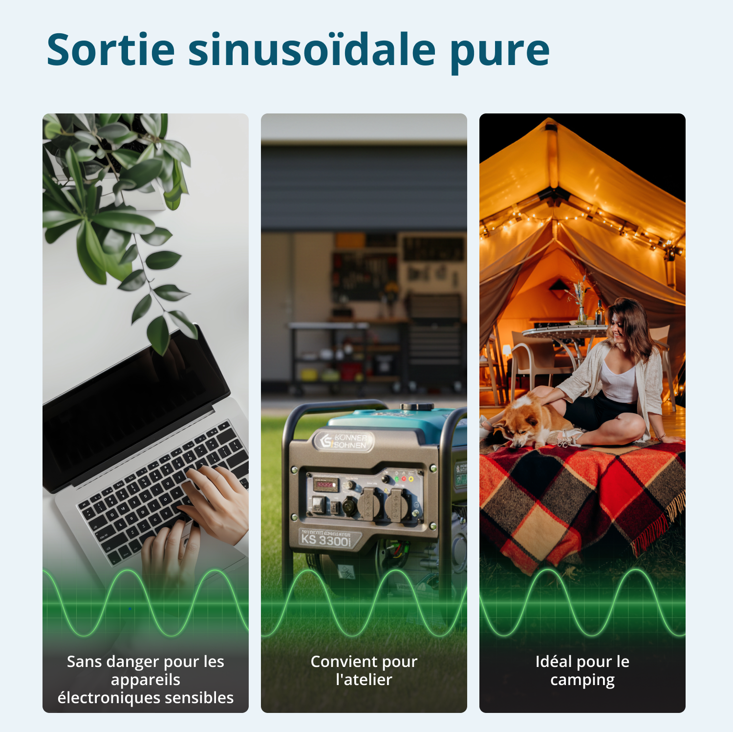 Groupe électrogène-onduleur KS 3300i