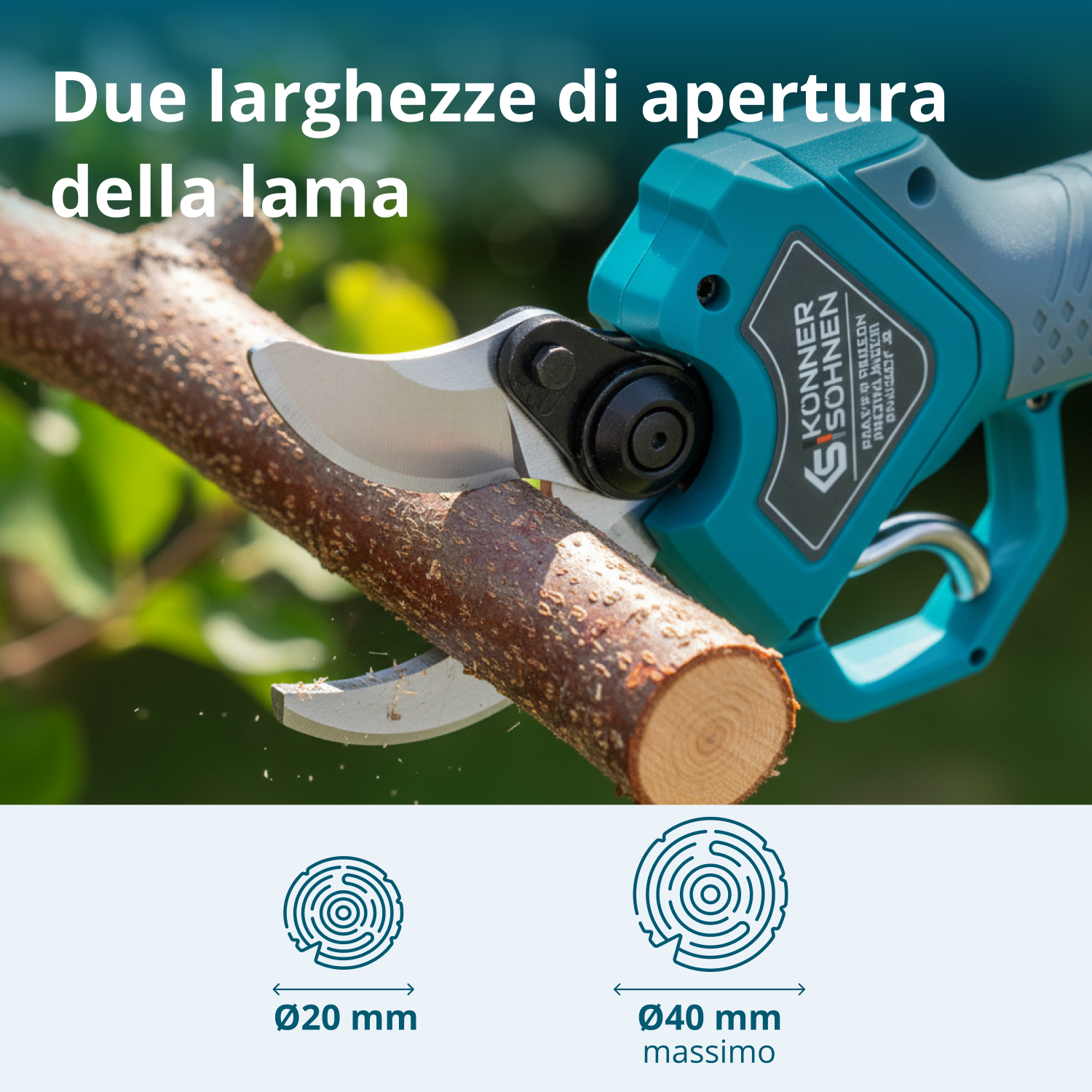 Cesoie a batteria KS CPS20V-40