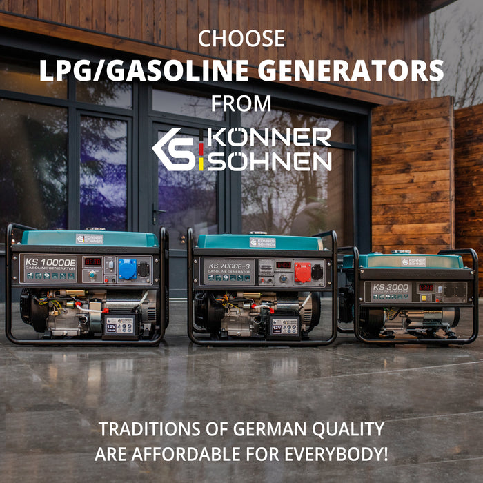 Generatore a GPL/Benzina Könner & Söhnen KS 3000G