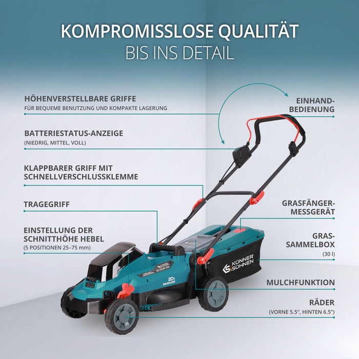 Promotionsset zur Rasenpflege KS 33LM-BCT20V-SET