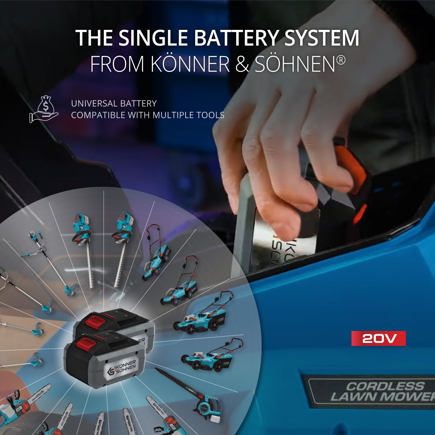 Snoerloze grasmaaier KS 33LM-20V