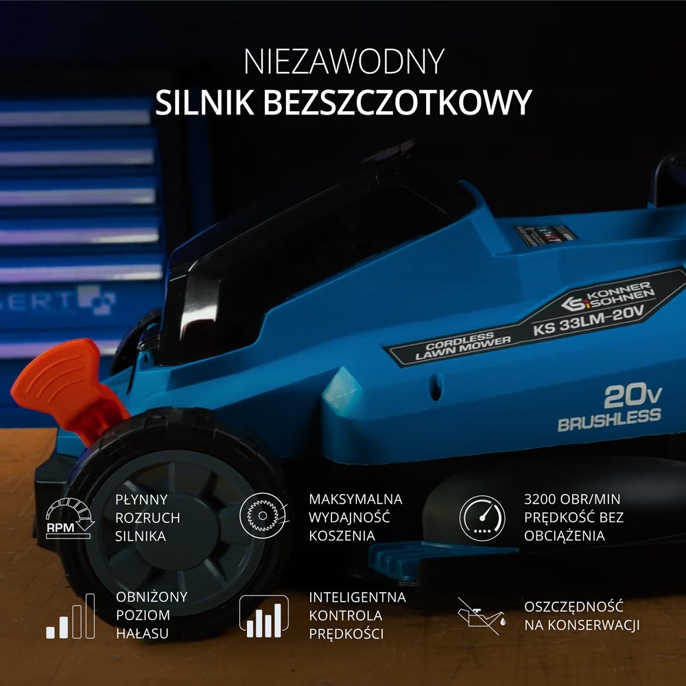 Akcyjny zestaw do pielęgnacji trawnika KS 33LM-BCT20V-SET