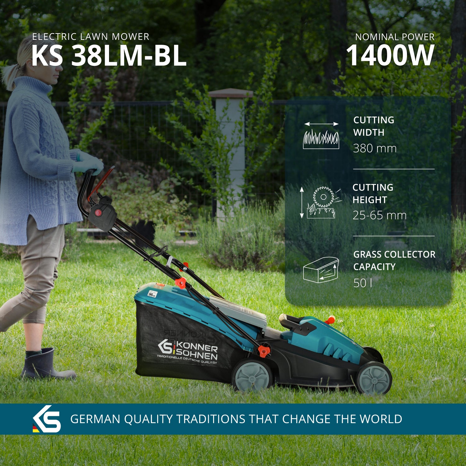 Електрическа косачка KS 38LM-BL