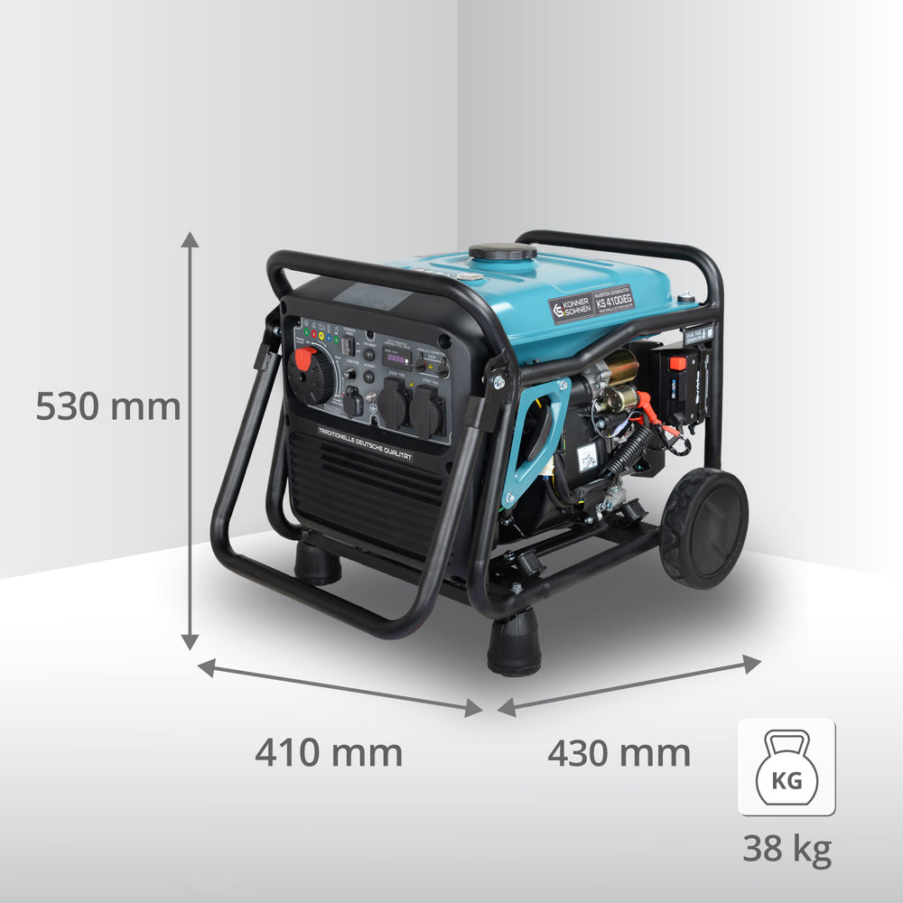 LPG/benzin inverteres generátor KS 4100iEG