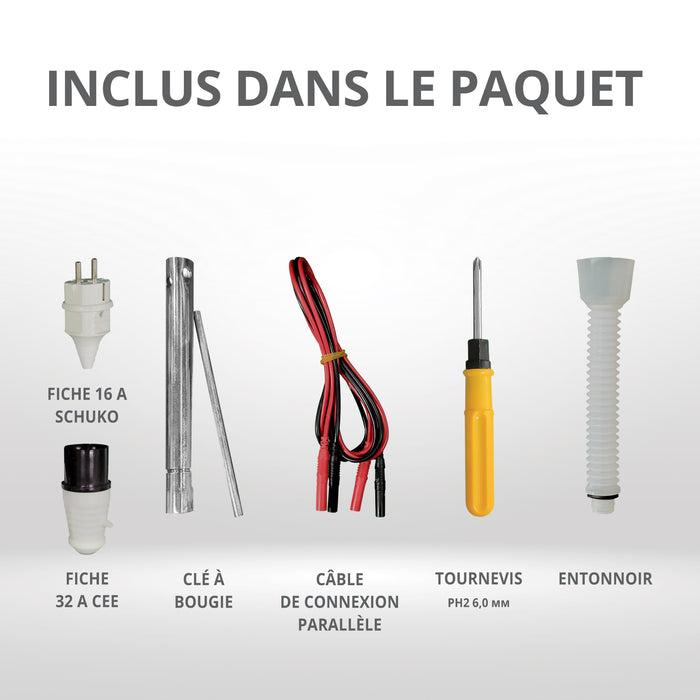 Groupe électrogène-onduleur dans la boîte anti-bruit KS 5500iE S ATSR