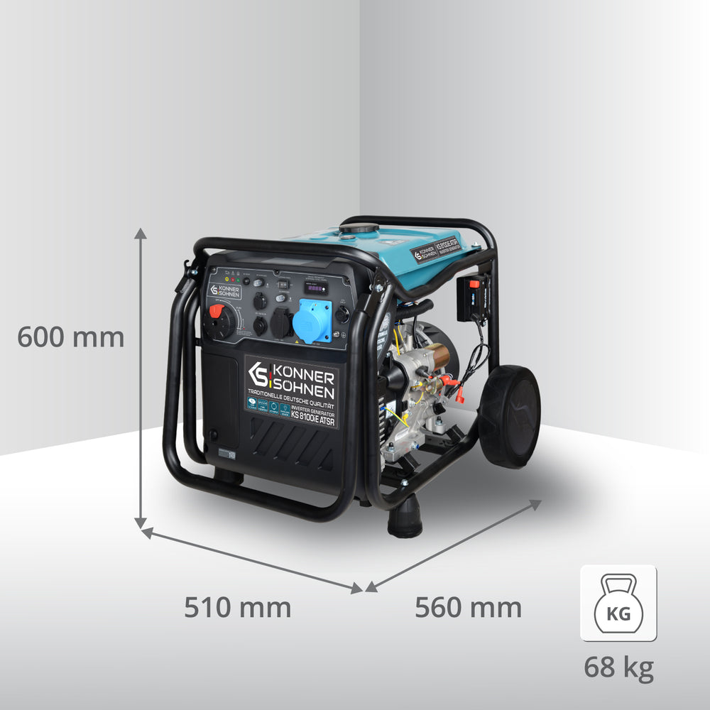 Invertergenerator KS 8100iE ATSR