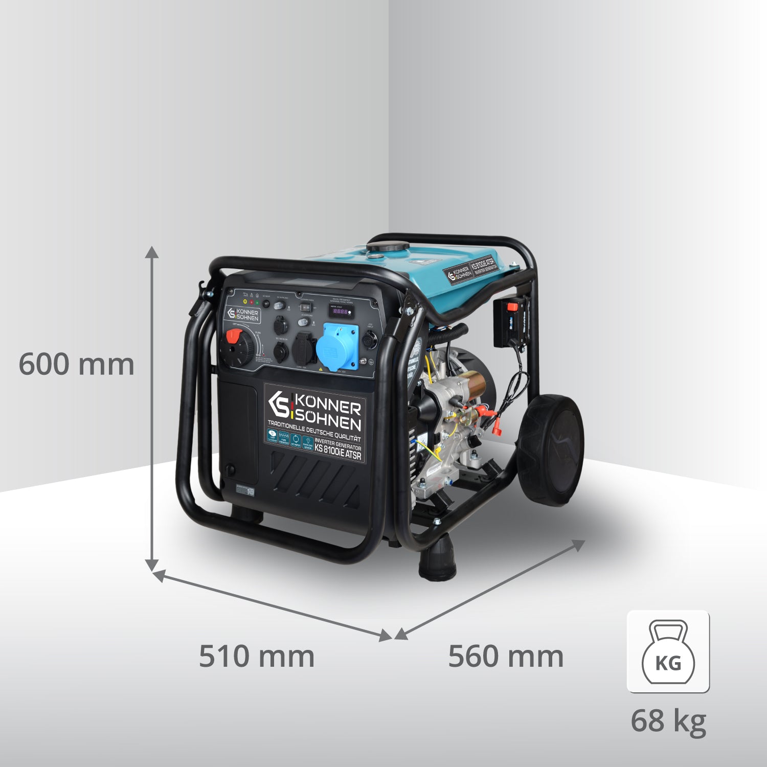 Invertterigeneraattori KS 8100iE ATSR
