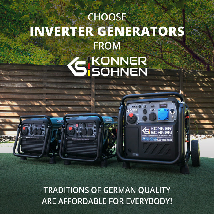 LPG/benzin inverter generator KS 8100iEG