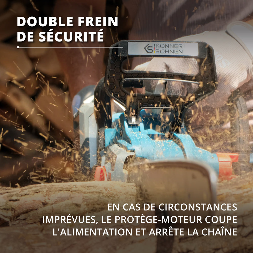 Scie à chaîne sur batterie KS CS40V-16