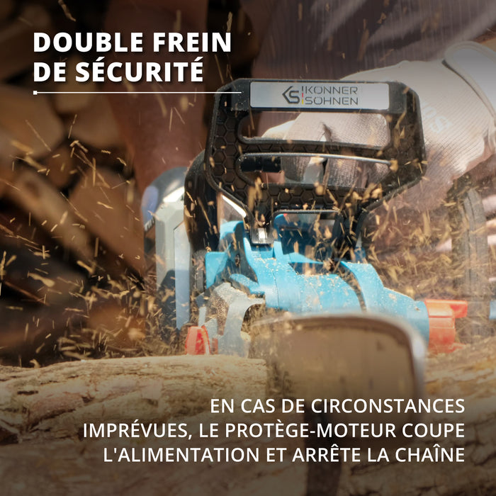 Scie à chaîne sur batterie KS CS40V-16