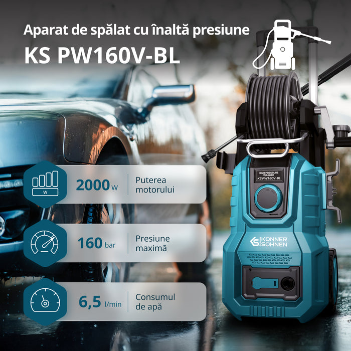 Højtryksrenser KS PW160V-BL