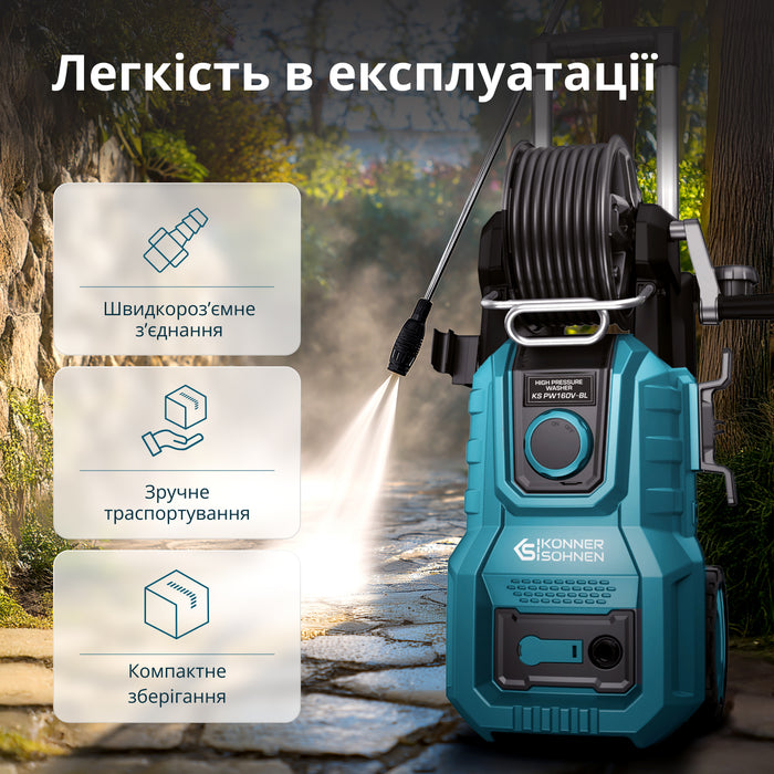 Мийка високого тиску KS PW160V-BL