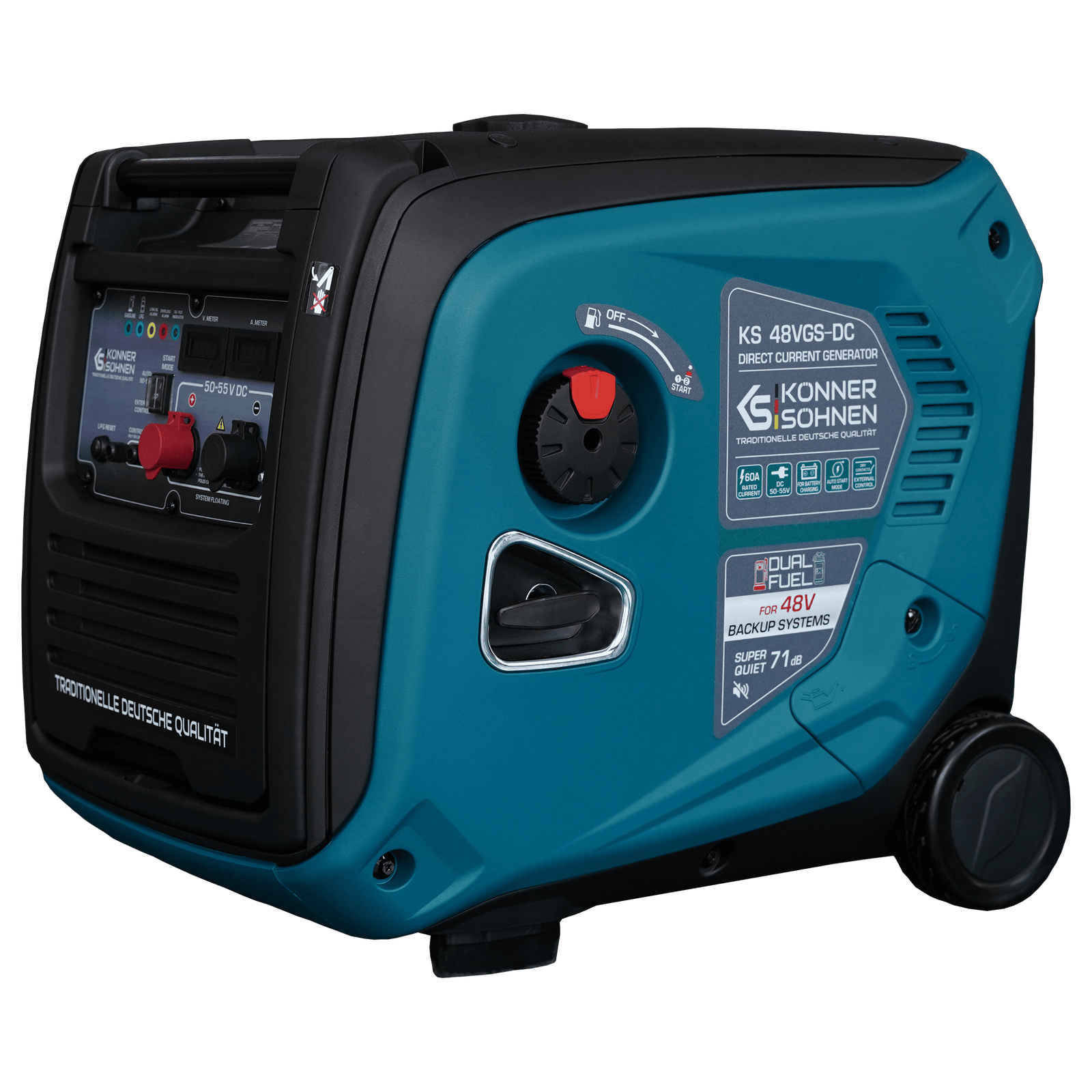 KS 48VGS-DC Generátor stejnosměrného proudu, verze 50–55V