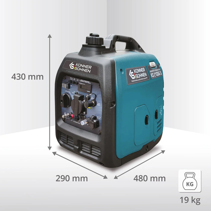 LPG/benzin inverter generator KS 2100iG S