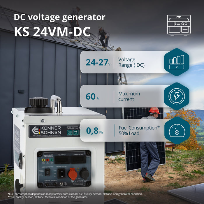 Generatore a Corrente Continua KS 24VM-DC