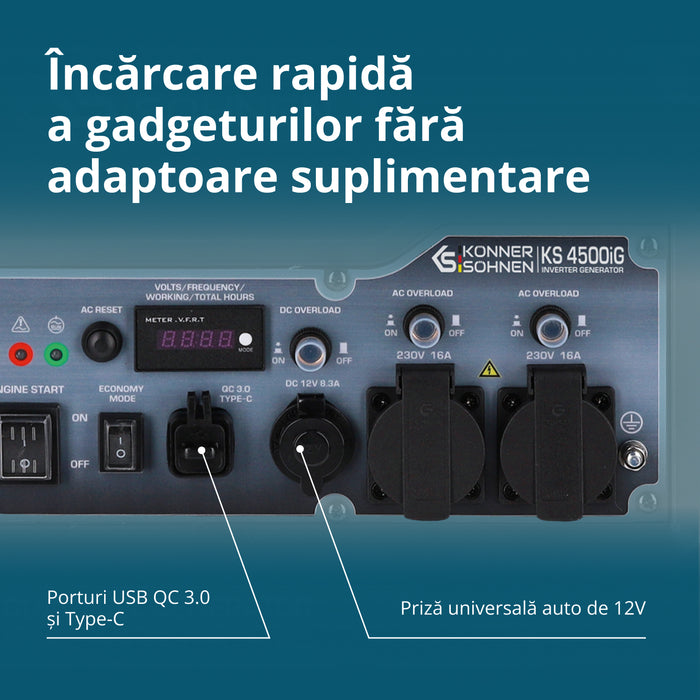 Generator hibrid cu inverterKS 4500iG