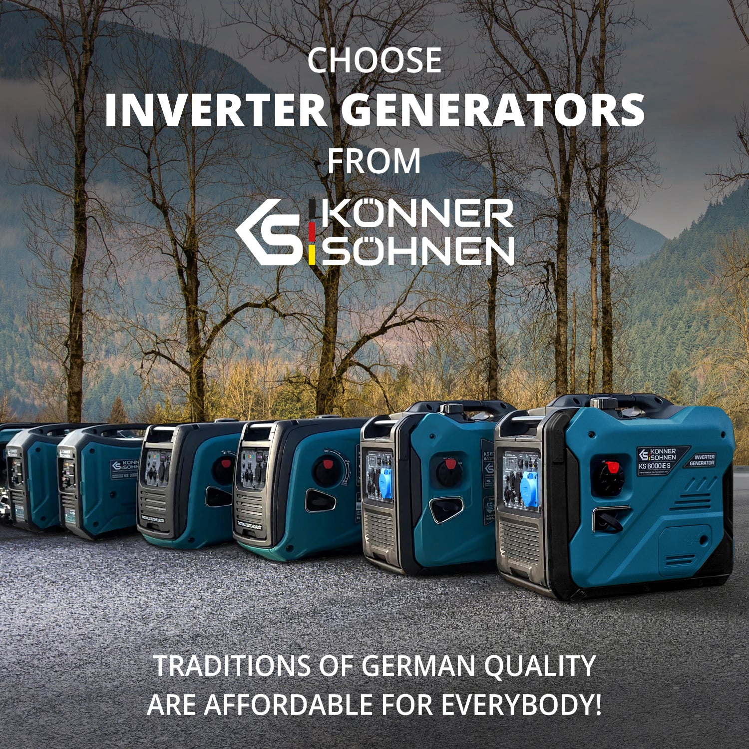 LPG/bensiini-invertterigeneraattori KS 5500iEG S