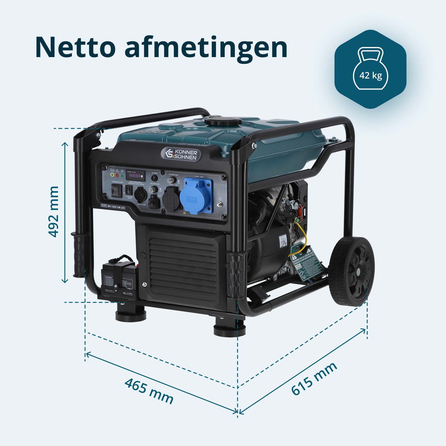 Inverter Benzine Generator KS 6500iE