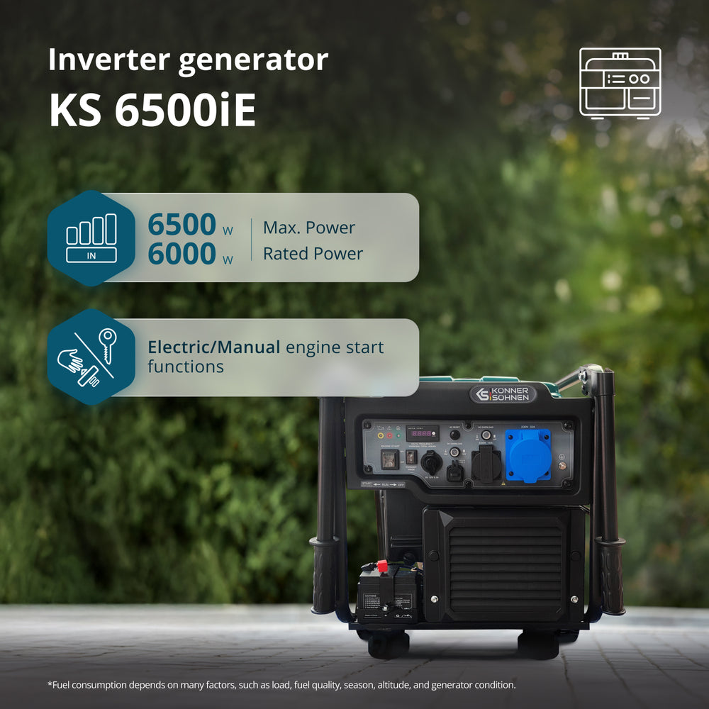 Inverter Bensindriven Generator KS 6500iE