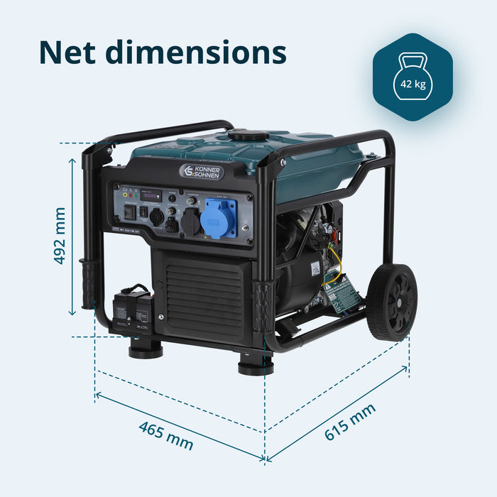 Inverter Bensindriven Generator KS 6500iE