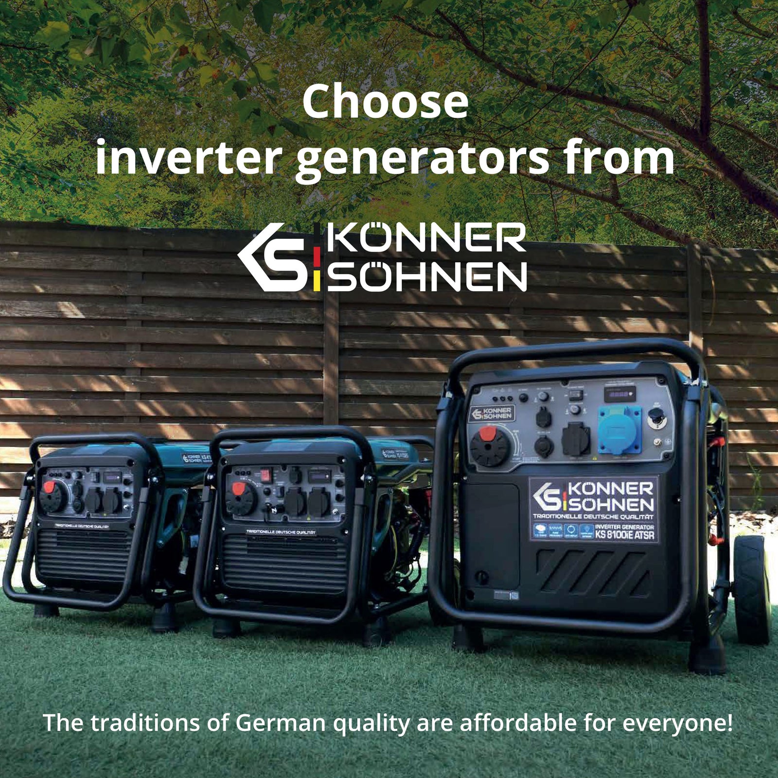 Inverter Generator KS 8100iE 1/3 ATSR
