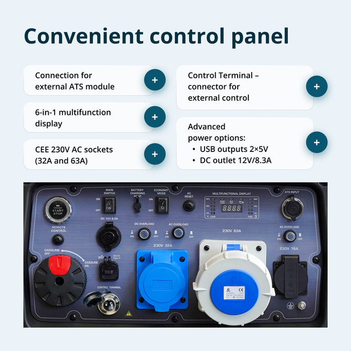 Invertergenerator KS 9500iE S ATSR