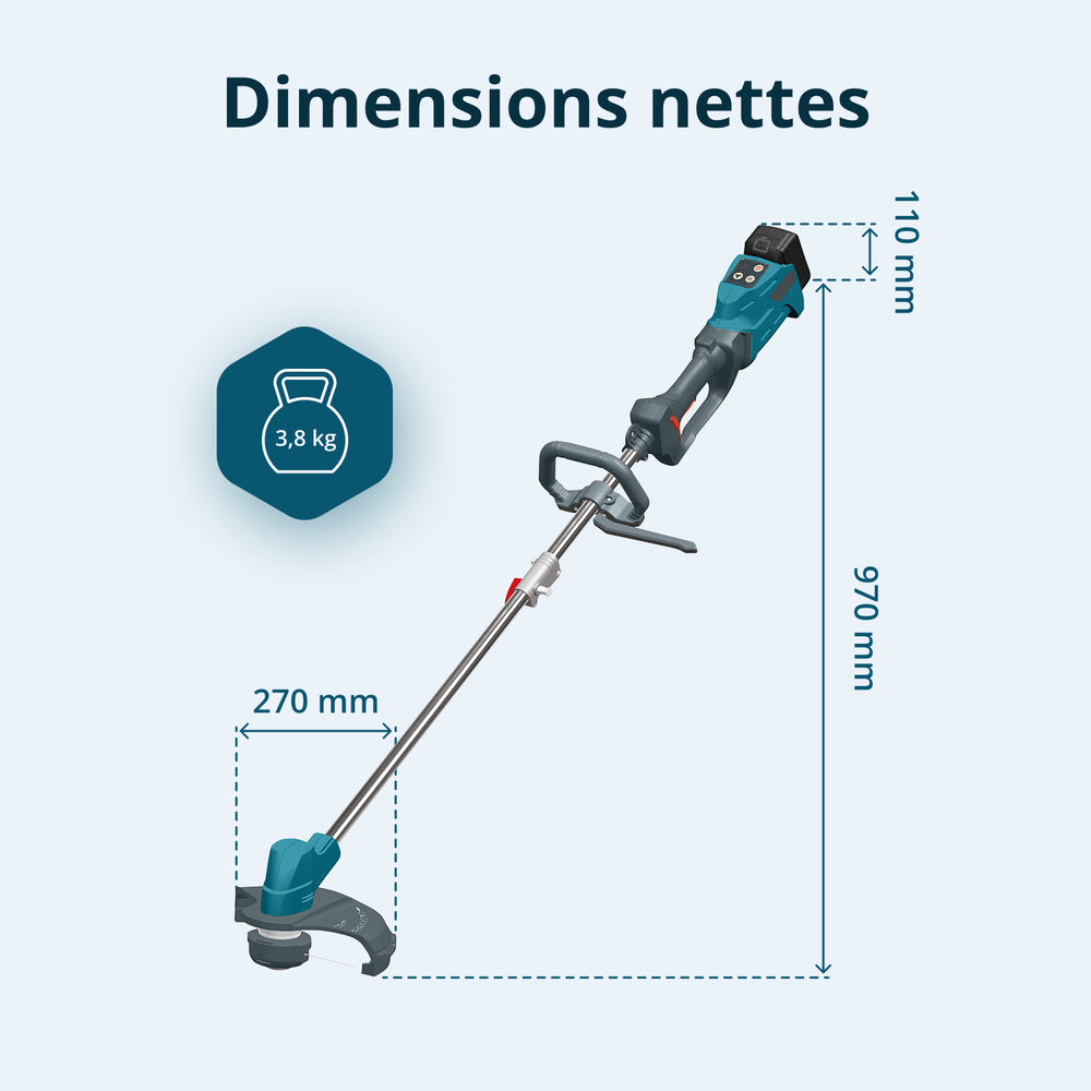 Kit promotionnel pour l'entretien de la pelouse KS 33LM-BCT20V-SET