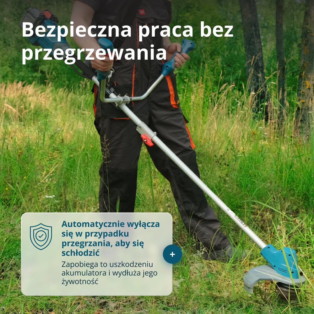 Bezprzewodowa wykaszarka i podkaszarka KS BCT-40V