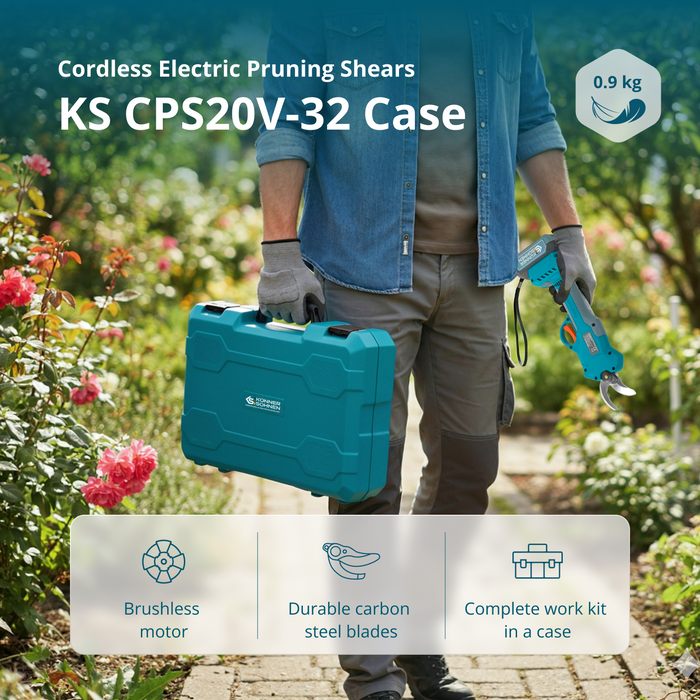 Bežične električne makaze za orezivanje KS CPS20V-32 Case